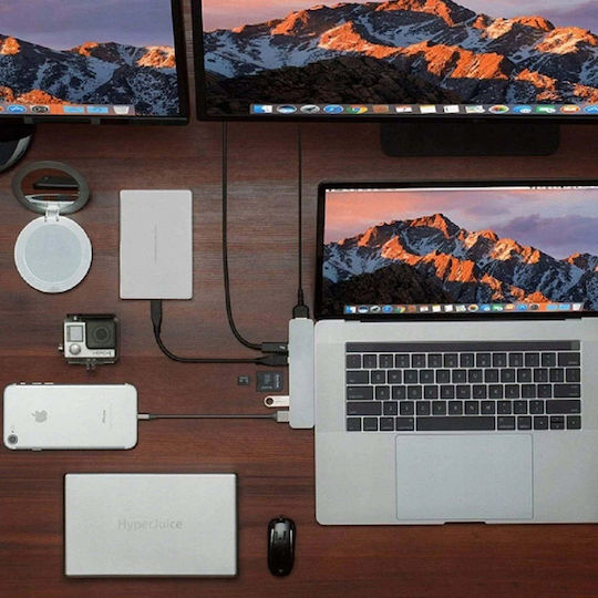 Docking Station with Dual USB-C HDMI 4K (JH-712)