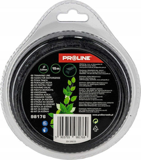 Pro-line Linie de Tăiere Profil „Dinți de Ferăstrău” 3.0mm X 15m Proline