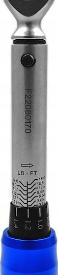 Forsage Drehmomentschlüssel Antriebsgröße 1/4" Mindest-Drehmoment 1-25 Nm mit Gesamtlänge 24.5cm