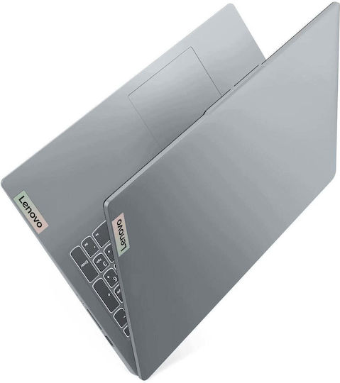 Lenovo Ideapad Slim 3 15AMN8 15.6" IPS FHD (Ryzen 5-40/16GB/512GB SSD/Без операционна система) Арктично сиво (Международна английска клавиатура)