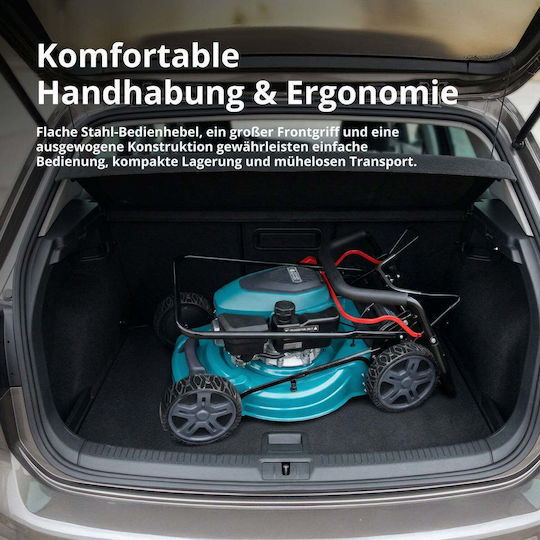 Könner & Söhnen Selbstfahrender Benzin-Rasenmäher 5,2 PS/180 ccm