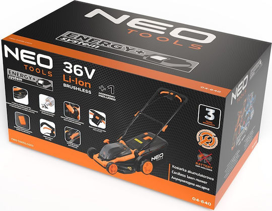 Neo Tools Μηχανή Γκαζόν Μπαταρίας