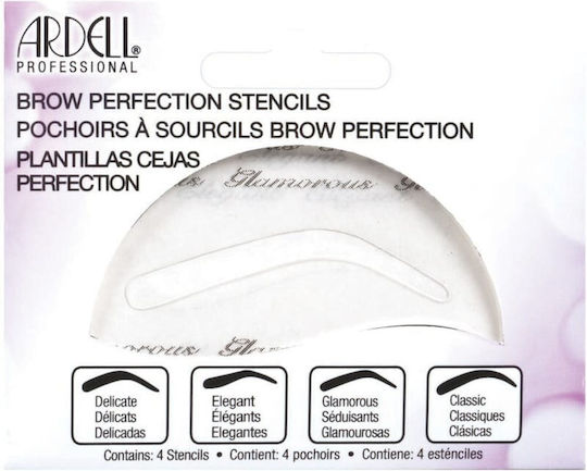 Ardell Brow Perfection Schablonen für Augenbrauen 4 Stück