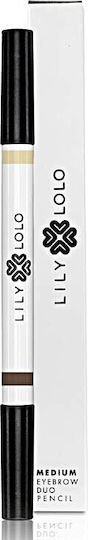 Lily Lolo Eyebrow Pencil Duo Μολύβι για Φρύδια Highlighter σε Ξανθιά Απόχρωση 1.5gr