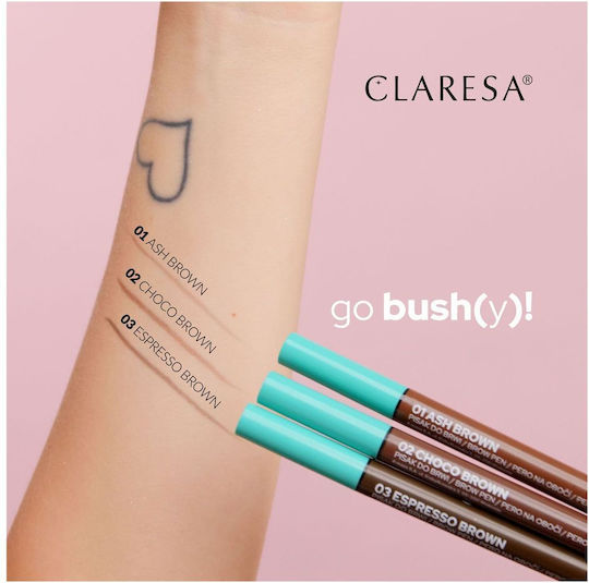 Claresa Химикал за Вежди 01 Пепеляво Кафяв 3гр