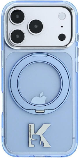 Karl Lagerfeld Iml Ring Stand 360 Kameo Metal Magsafe iPhone 18 Pro Max 17 Pro Max Blue