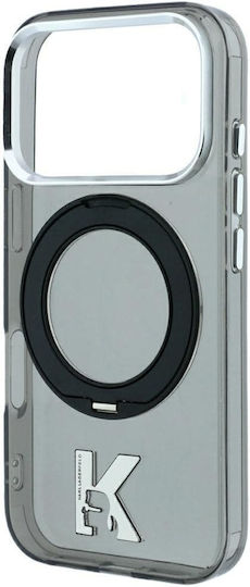 Karl Lagerfeld Kameo Metal Magsafe Ring Stand 360 iPhone 18 Pro Max 17 Pro Max Black