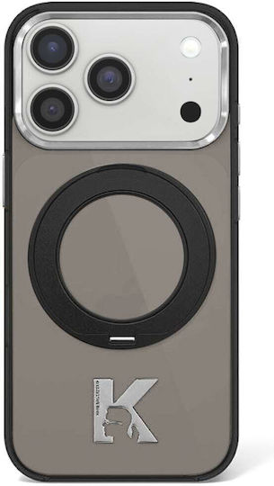 Karl Lagerfeld Kameo Metal Magsafe Ring Stand 360 iPhone 18 Pro Max 17 Pro Max Black