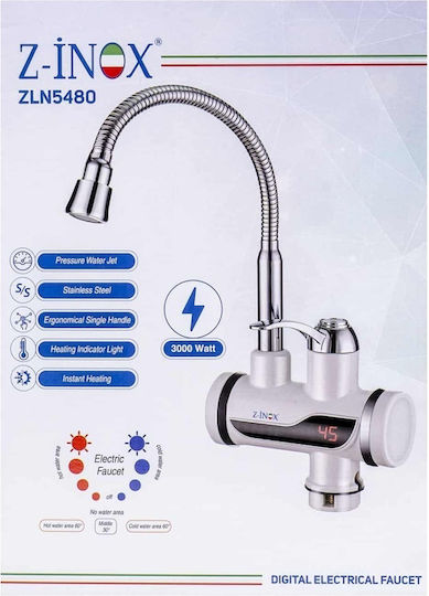 Wall Mounted Kitchen Instant Water Heater Single Phase 3kW