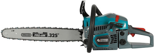 Könner & Söhnen Gasoline Chainsaw 3.1hp with 45cm Blade and Easy Start