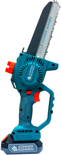 Könner & Söhnen Battery Pruning Chainsaw 1x2Ah Brushless 20V 1.45kg with 20.32cm Blade