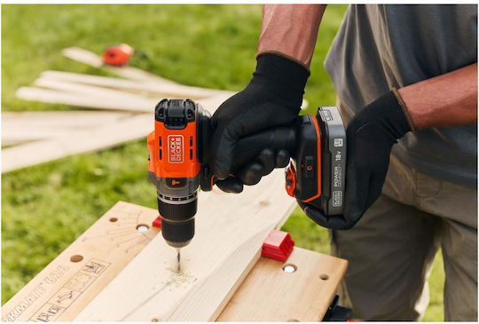 Black & Decker BCD383XN Percussive Battery Drill Driver Solo 18V