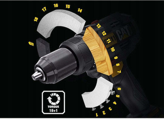CAT Battery Drill Driver Brushless 18V