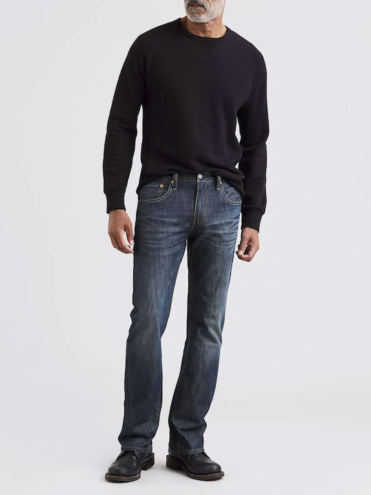 527 Slim BootCut Men's Jeans Pants Slim Straight Fit Blue
