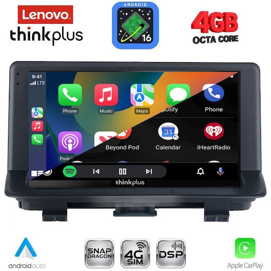 Lenovo Car Audio System for Audi Q3 2012-2018 (Bluetooth/USB/WiFi/GPS/Apple CarPlay/Android Auto) with 9" Touch Screen