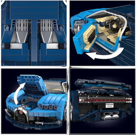 Lean Toys Bauklötze Bugatth Für 14+ Jahre 1212 Stück
