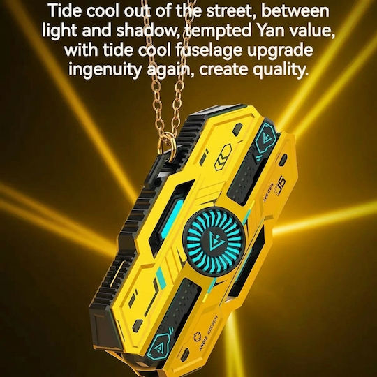 CYXG X37 Earbud Bluetooth Handsfree Ακουστικά με Θήκη Φόρτισης Κίτρινα