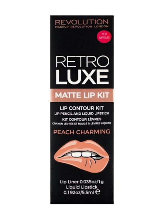 Revolution Beauty Retro Luxe Σετ Μακιγιάζ για τα Χείλη 2τμχ Revolution Beauty Retro Luxe Σετ Μακιγιάζ για τα Χείλη 2τμχ
