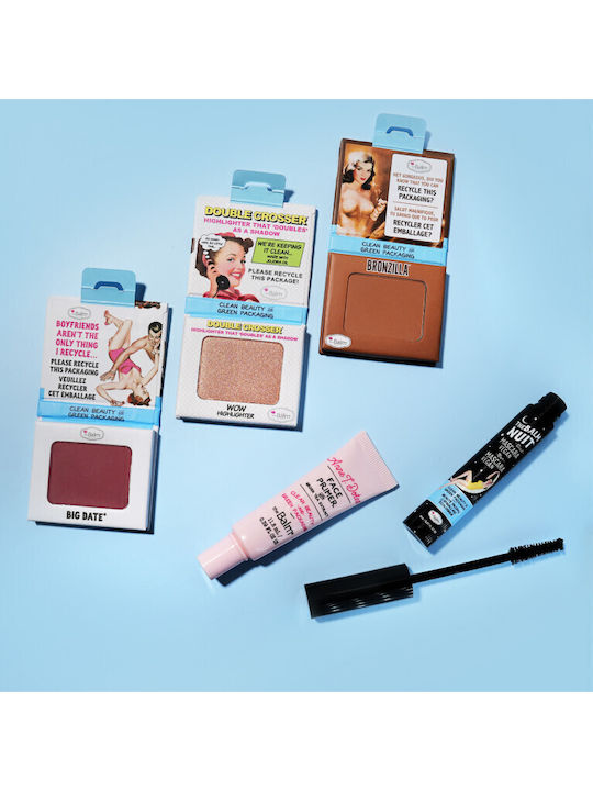 theBalm Clean & Green Σετ Μακιγιάζ για Πρόσωπο & Μάτια 5τμχ