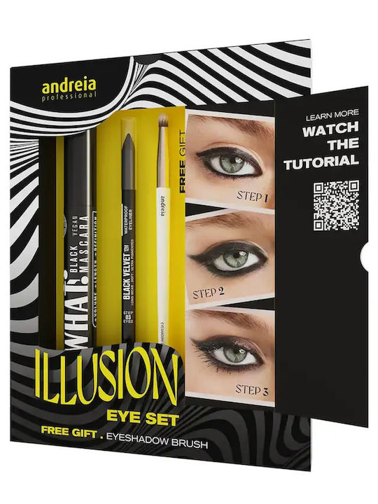 Andreia Professional Illusion Σετ Μακιγιάζ για τα Μάτια 3τμχ