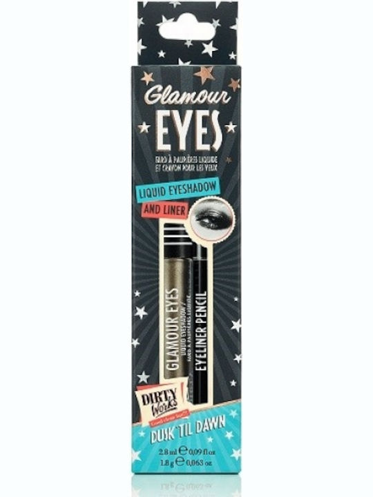 Dirty Works Glamour Eyes Σετ Μακιγιάζ για τα Μάτια Dusk 'Til Dawn 2τμχ