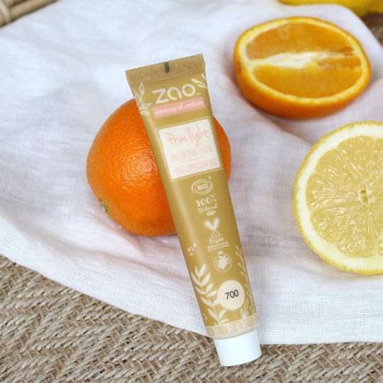Zao Organic Makeup Complexion Refill Primer for Face in Cream Form Base Light 30ml