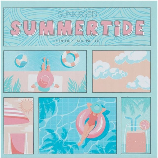 Sunkissed Summertide Konturierung Gesichtspalette Παλέτα 26gr