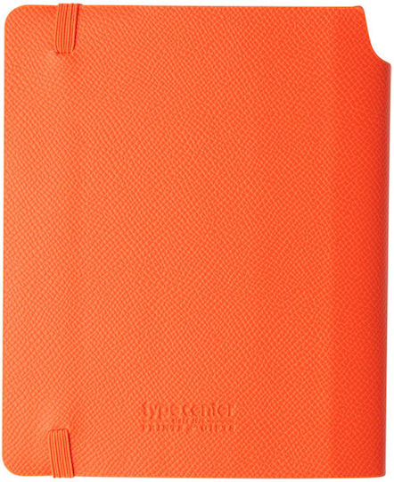 Type Center Notizbuch A6 mit Stifthalter Orange