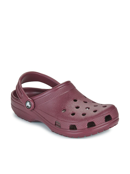 Crocs Saboti clasice pentru femei Burgundy Crocs Saboti clasice pentru femei Burgundy