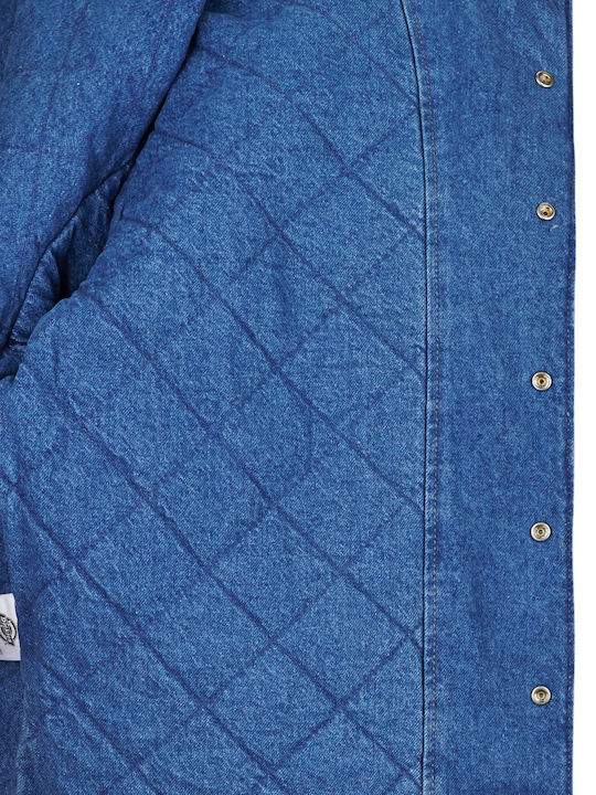 Jachetă de damă din denim Albastră