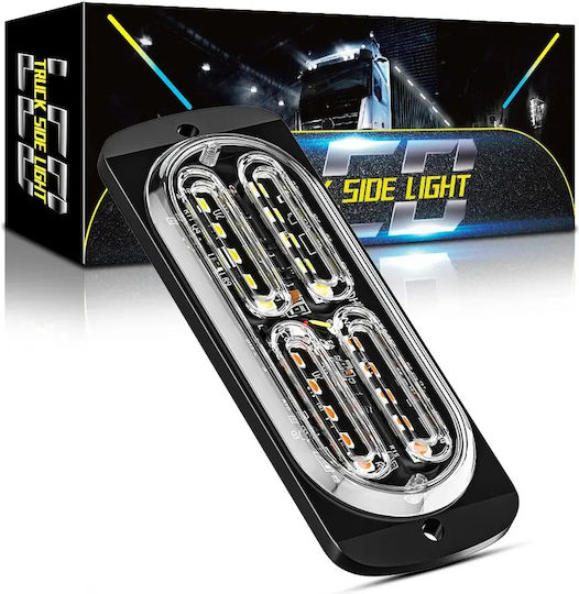 LED Strobe Notfall-Autolichter Ultra Light 20 LED 12v/24v Weiß 6500k