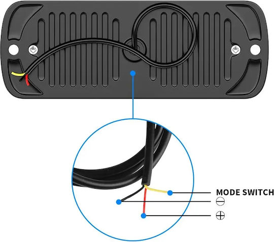 LED Strobe Notfall-Autolichter Ultra Light 20 LED 12v/24v Weiß 6500k