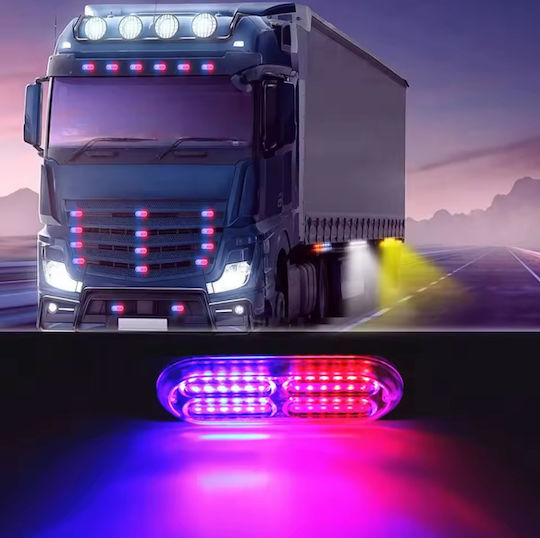 LED Strobe Notfall-Autolichter Ultra Light 20 LED 12v/24v Weiß 6500k