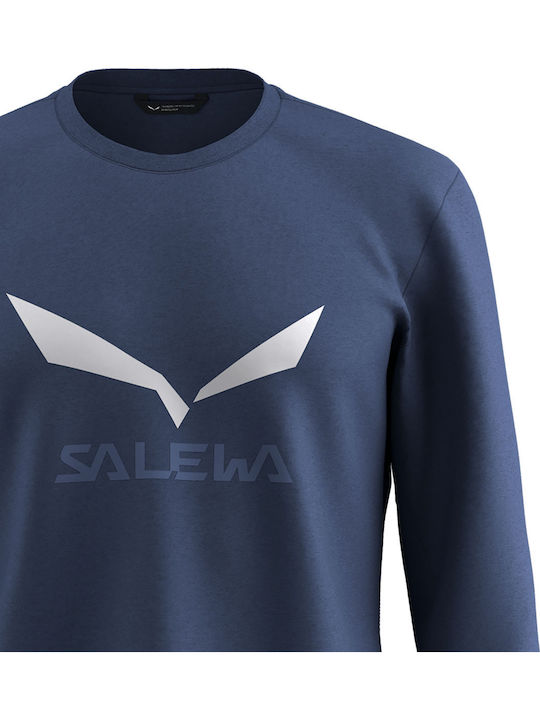 Solidlogo Dry’ton Athletic Long Sleeve Blouse Navy Blue