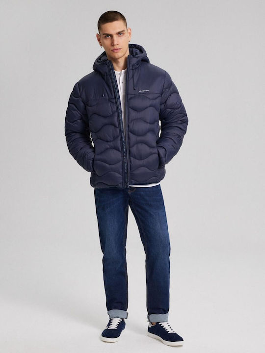 Eger Мъжко яке Puffer Водоустойчиво Червено
