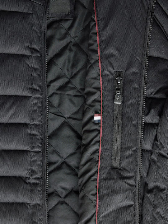 Demiando 265 3 in 1 Winter Puffer Herren Jacke Schwarz