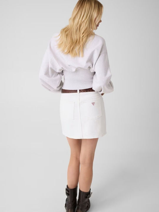 Damen Bluse Korsett Langärmelig Hellgrau