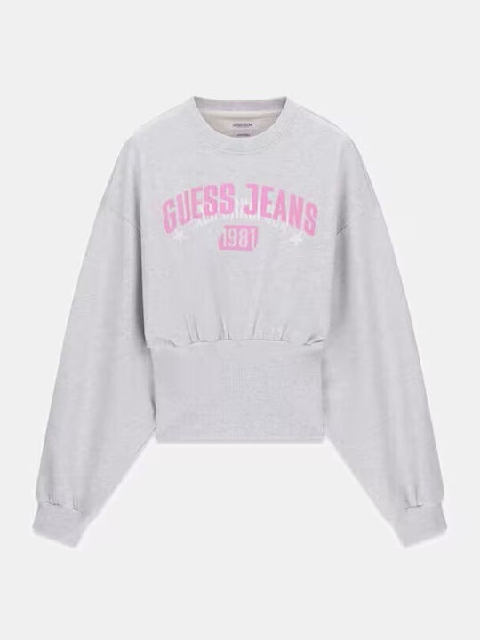 Damen Bluse Korsett Langärmelig Hellgrau