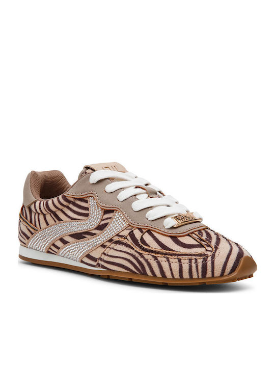 Women's Sneakers Taupe / Zebra