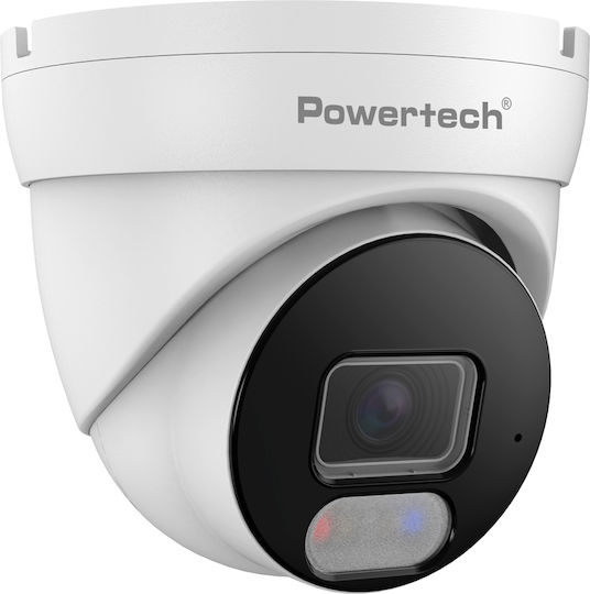 Powertech PT-1591 IP Surveillance Camera Full HD+ 4MP Waterproof with Microphone and 2.8mm Lens