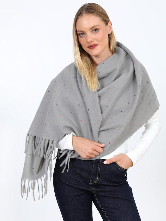 Doca Women's Grey Scarf Doca Women's Grey Scarf