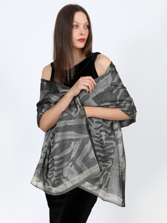 Doca Women's Scarf Grey Doca Women's Scarf Grey