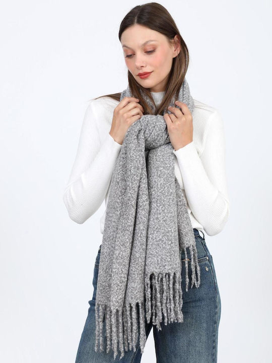 Doca Women's Grey Scarf Doca Women's Grey Scarf