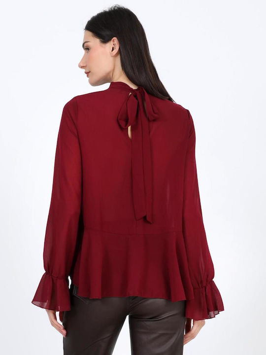 Women's Blouse Burgundy