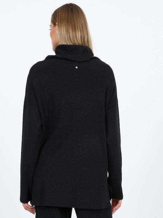 Women's Turtleneck Sweater Black