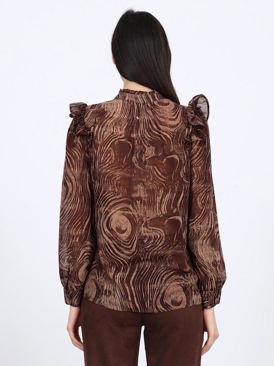 Women's Crop Top Brown