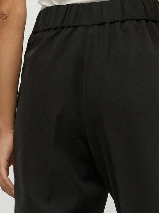 Women's Fabric Trousers Black
