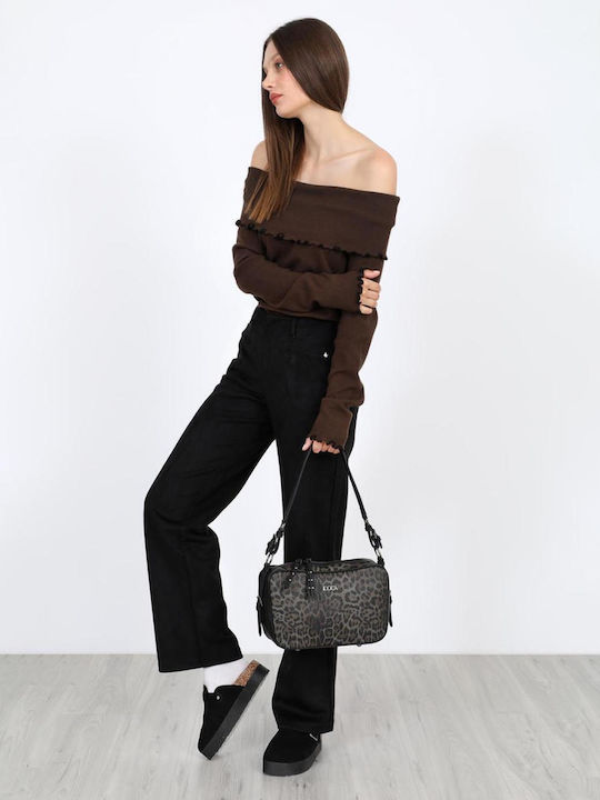 Women's Fabric Trousers Black