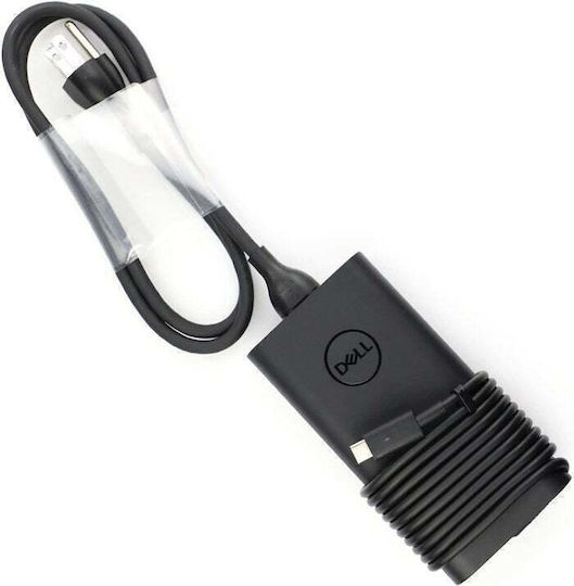 Dell Лаптоп Зарядно Устройство 90W 19.5V със Свалящ се Кабел за Захранване и със Сет Върхове