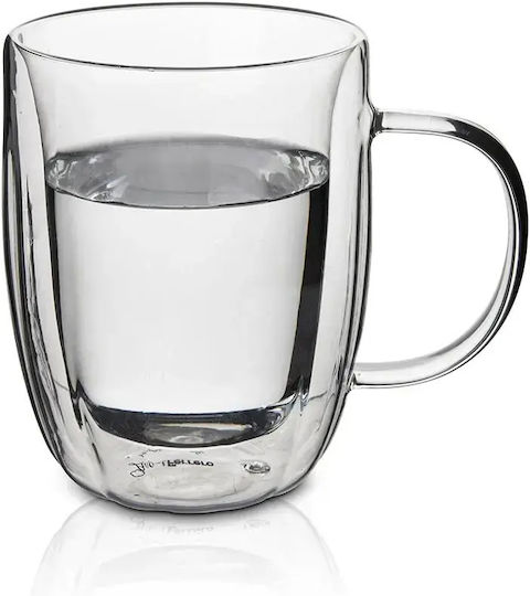 Luigi Ferrero Set Tassen Kaffee aus Porzellan Kaffee 400ml 2 Stück